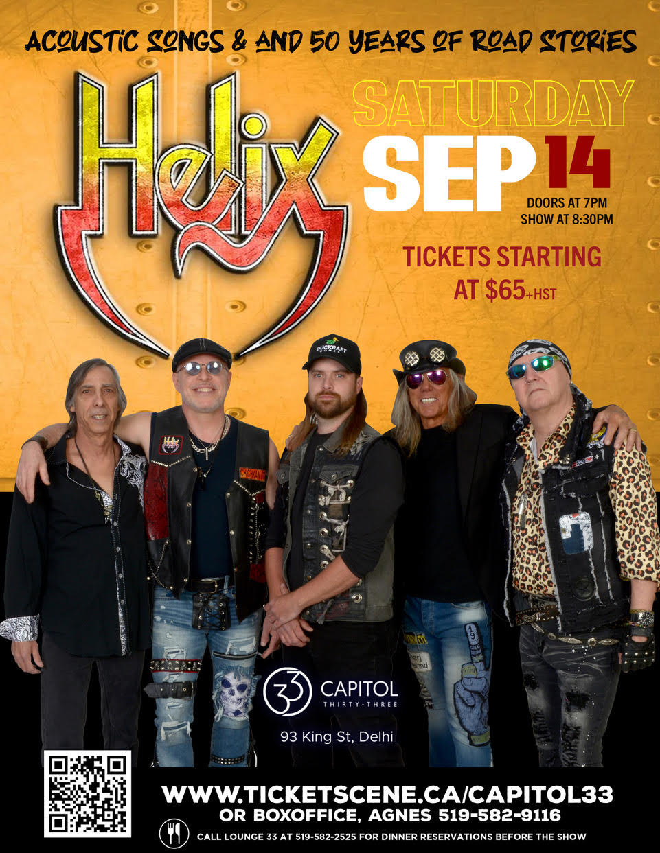 Helix:  Acoustic Songs & and 50 years of Road Stories