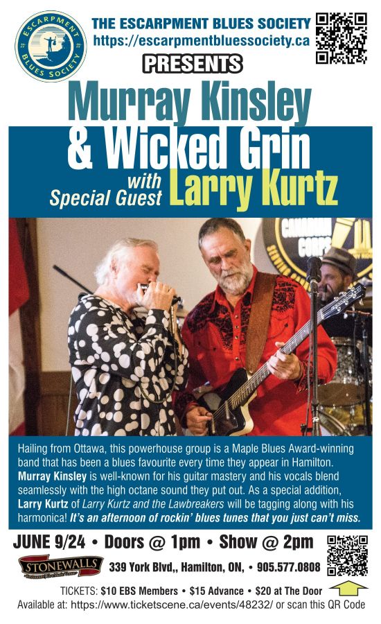 Murray Kinsley & Wicked Grin with Special Guest Larry Kurtz 