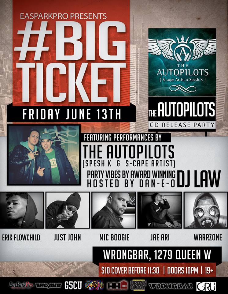 #BigTicket HipHop - June 13th