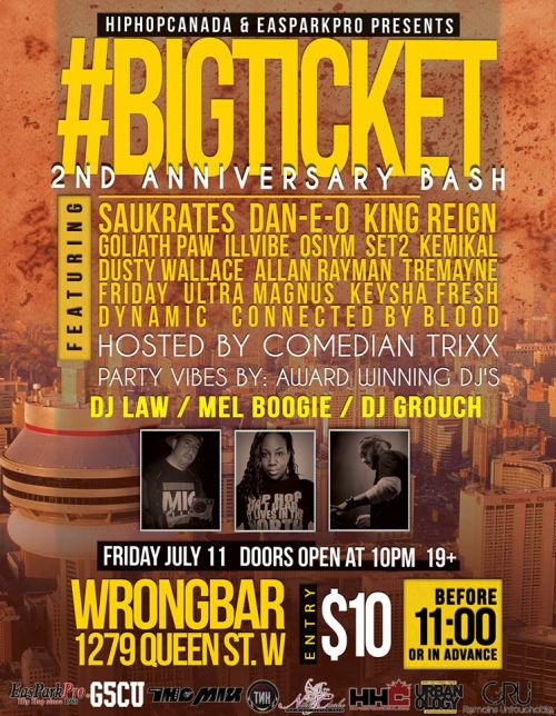 #BigTicket 2nd year Anniversary July 11th