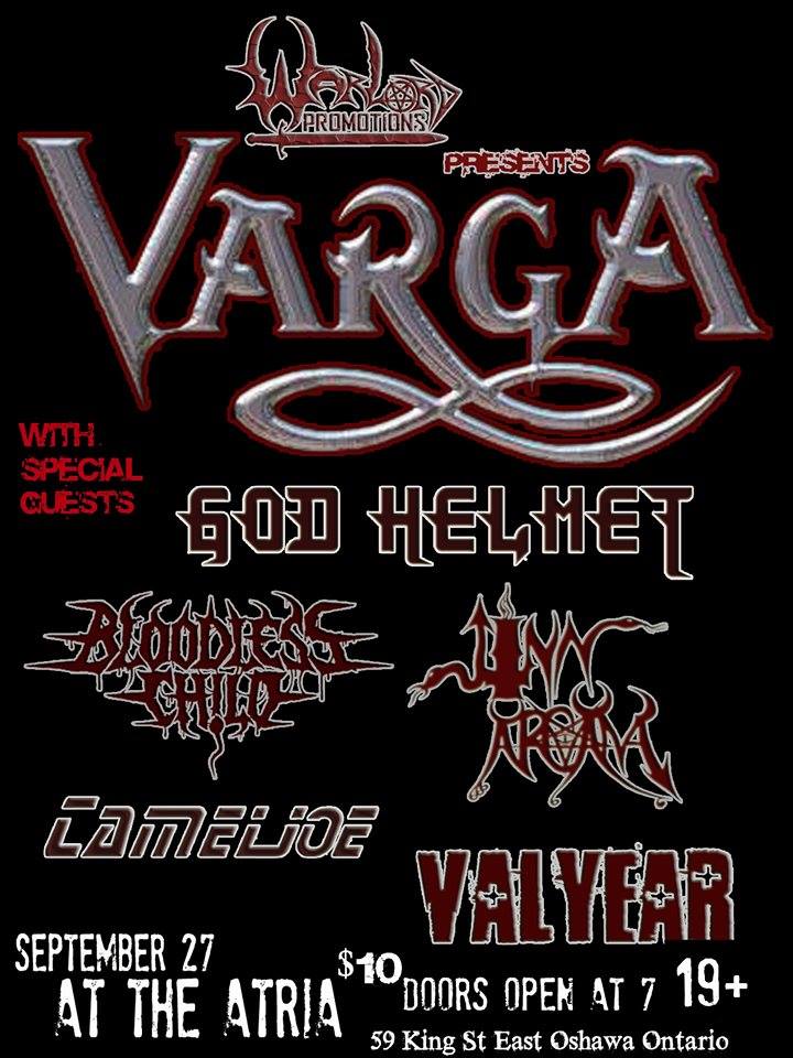 Warlord Promotions Proudly Presents Varga