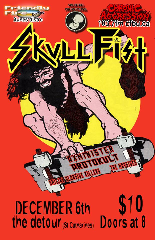 Skull Fist Live in St Catharines