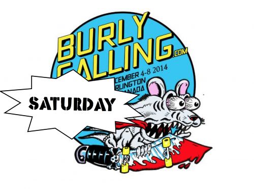 BURLY CALLING SATURDAY PASS - FUCKED UP, SILVERSTEIN, DEAD TIRED, RITUAL