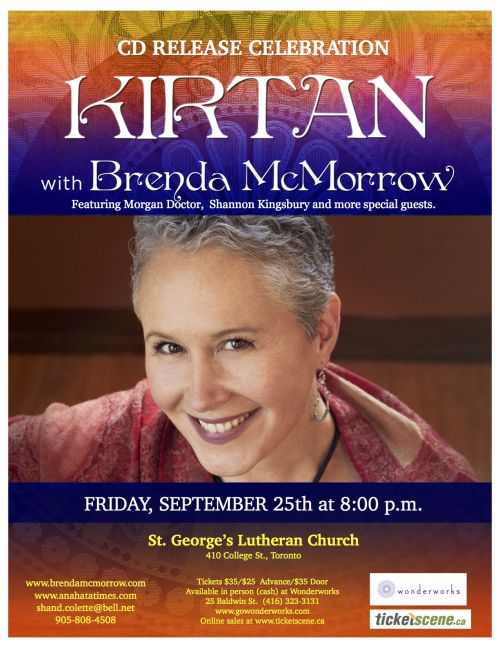 Kirtan with Brenda McMorrow