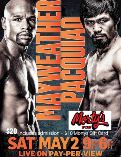 Mayweather vs Pacquiao PPV at Mortys Pub
