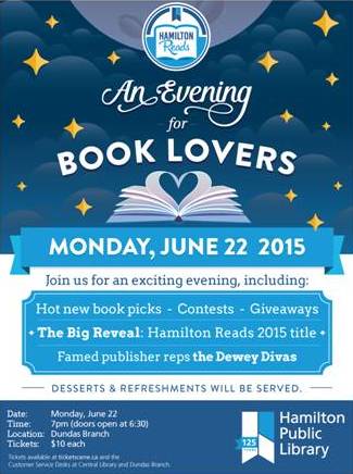 Hamilton Public Library's Evening for Book Lovers