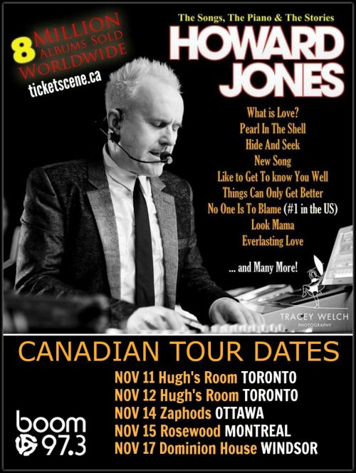 HOWARD JONES Songs, Piano & Stories tour