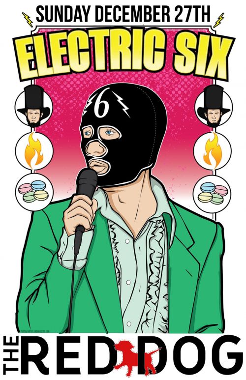 Electric Six electric 6, Peterborough, ON live at The Red Dog