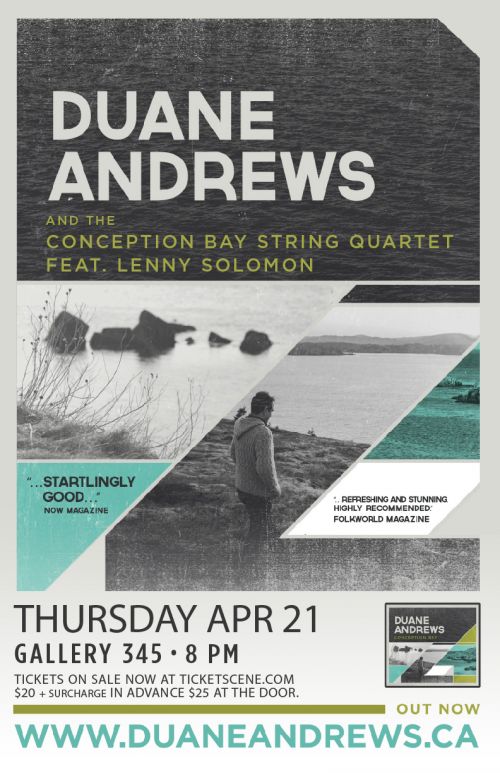 Duane Andrews & the Conception Bay String Quartet feat. Lenny Solomon