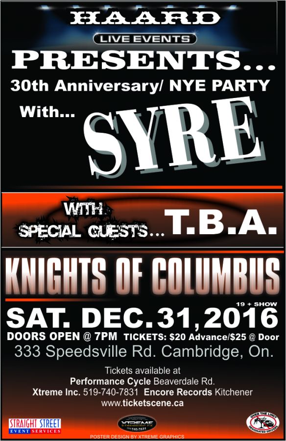 NYE PARTEEE' / 30th REUNION w SYRE IN CAMBRIDGE !!!!