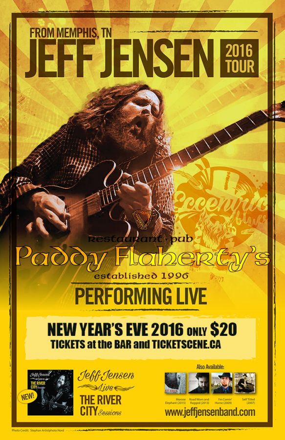 The Jeff Jensen Band on New Year's Eve 2016