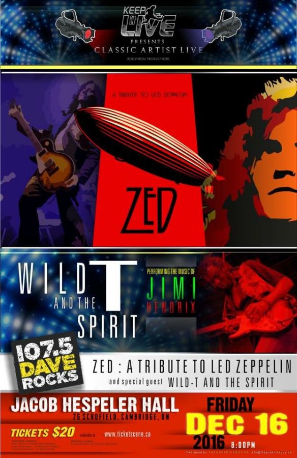 Zed The Led Zeppelin Experience & Wild T & The Spirit - Jimi Hendrix Tribute