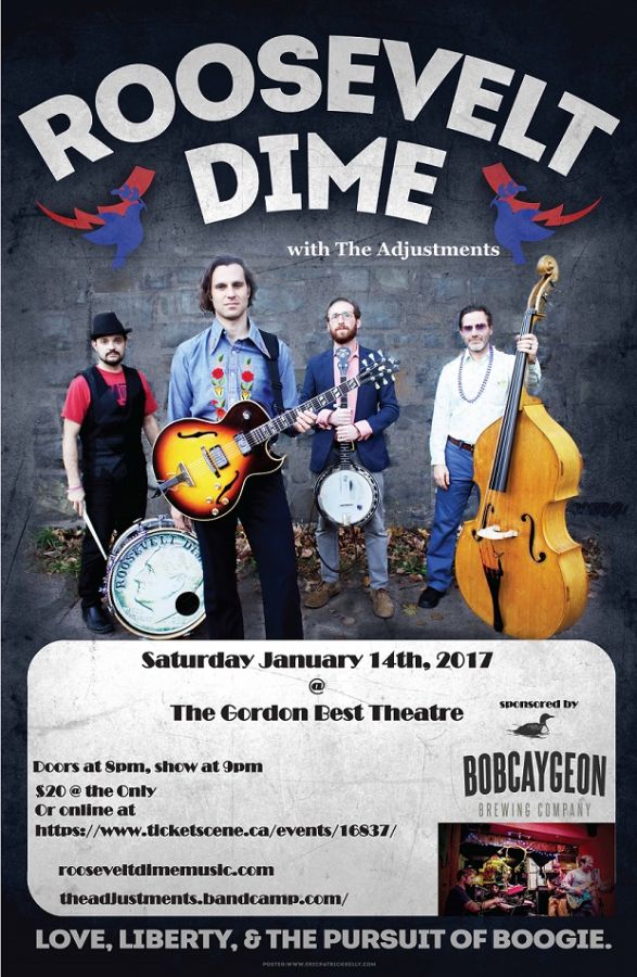 Bobcaygeon Brewing Company Presents - Roosevelt Dime with The Adjustments