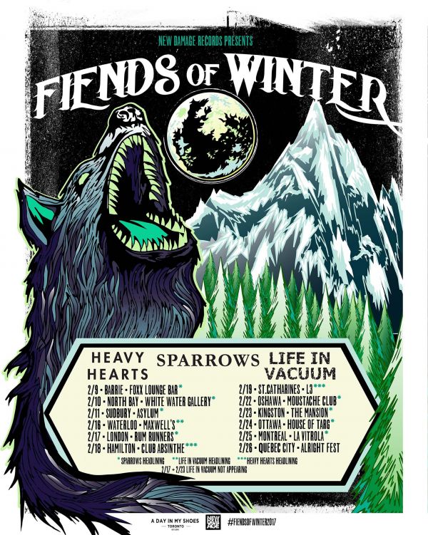 New Damage Records - Fiends Of Winter Tour