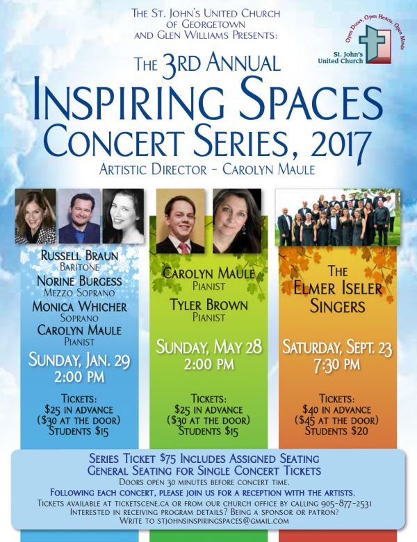 Inspiring Spaces 2017 Concert Series Pass