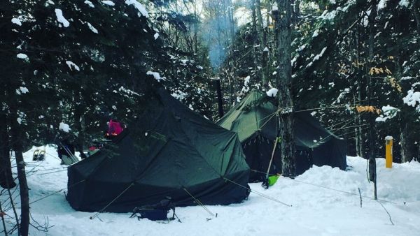 Winter Camping Adventure