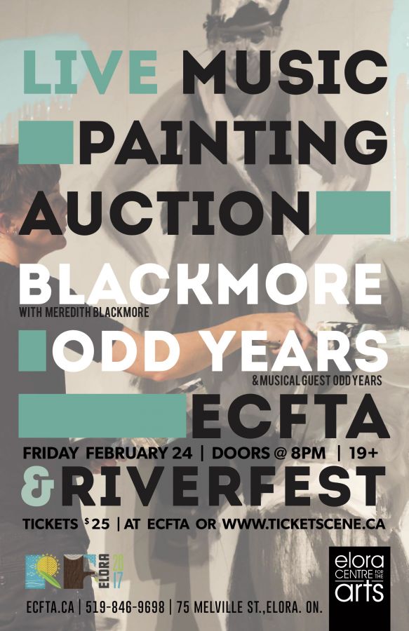 Riverfest Elora Presents: Live Painting & Music ECFTA Fundraiser & Auction