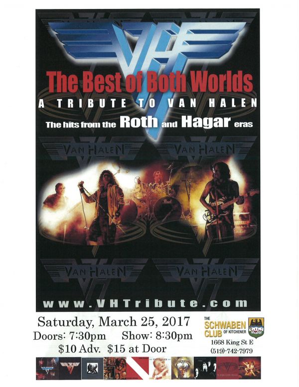 The Schwaben Club is Proud to Present: The Best of Both Worlds (Van Halen Tribute)