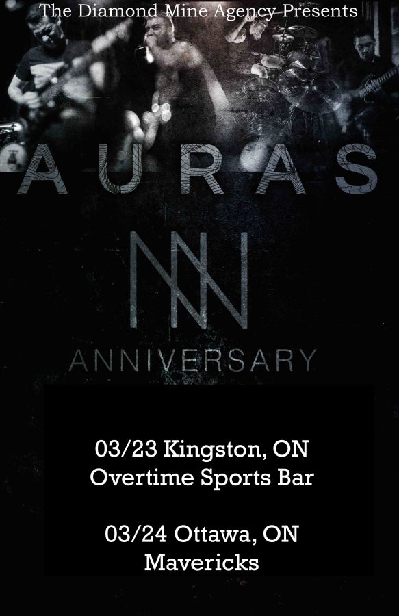 Auras + Anniversary Live In Ottawa March 24th