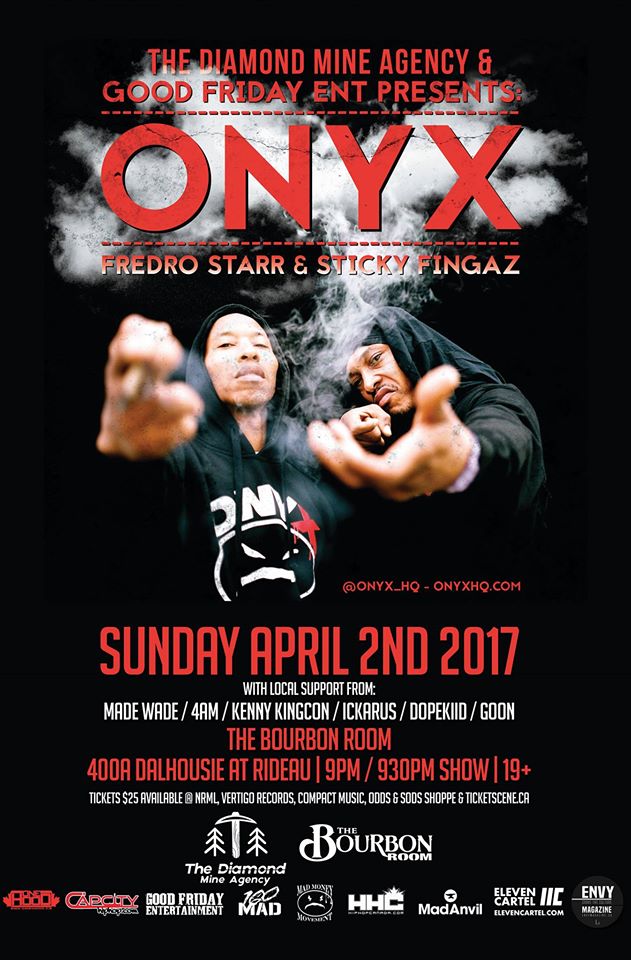 ONYX with Special Guests Live In Ottawa