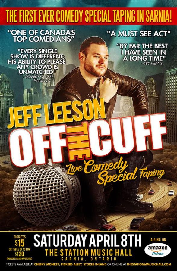 Jeff Leeson COMEDY SPECIAL TAPING for TV - LIVE
