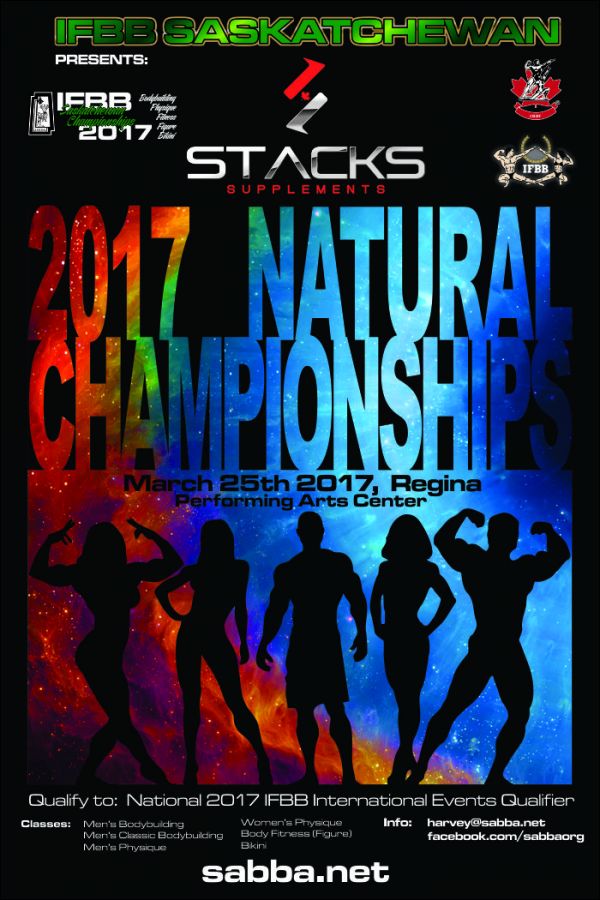 2017 Stacks Supplements IFBB Saskatchewan Natural Championships