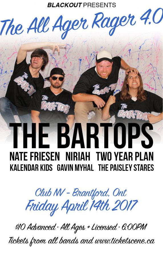 The All Ager Rager 4.0 w/ The Bartops
