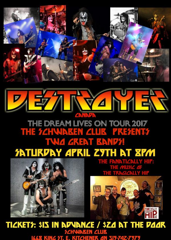 Canada's Premier Kiss Tribute Band Destroyer
