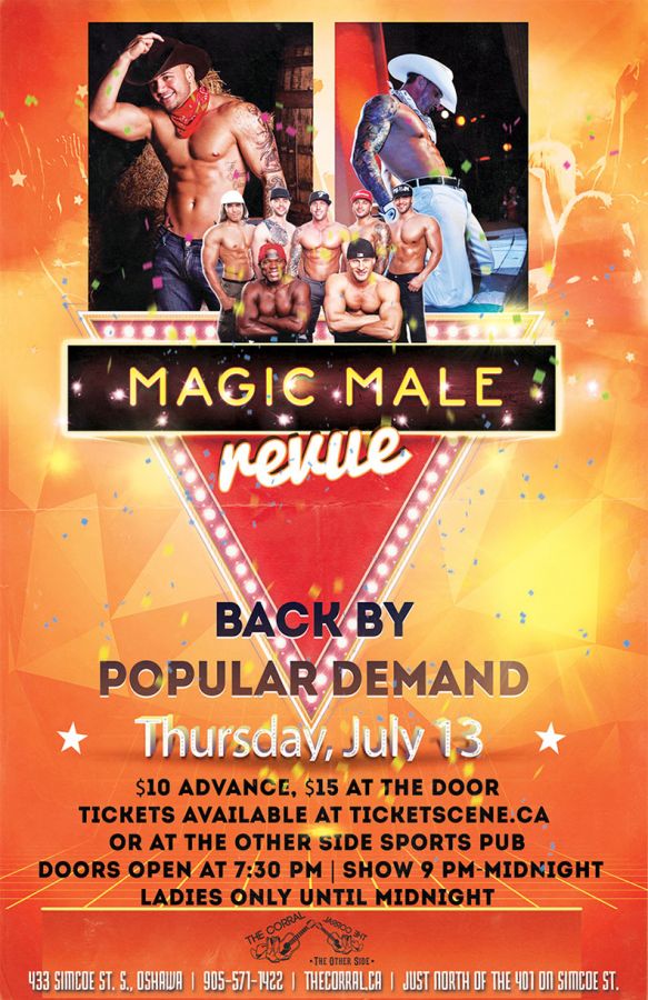 Magic Male Revue | Magic Male Revue, Oshawa, ON live at ...