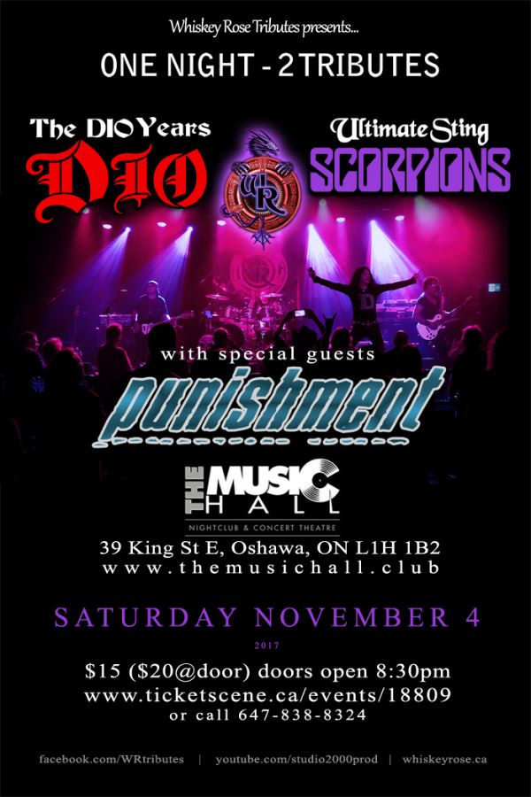 DIO & SCORPIONS tributes / with Punishment (Whiskey Rose Tributes)