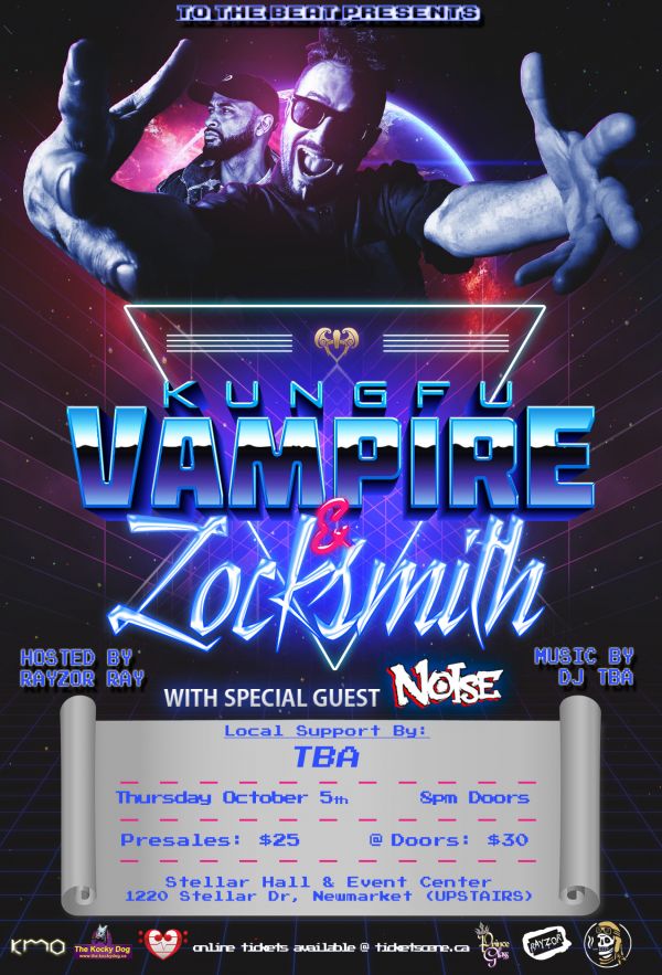 Kung Fu Vampire & Locksmith LIVE In Newmarket
