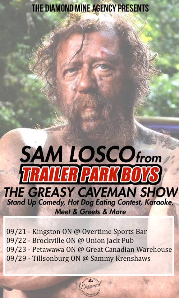 Sam Losco (Trailer Park Boys) Comedy Show Live In Kingston 09/