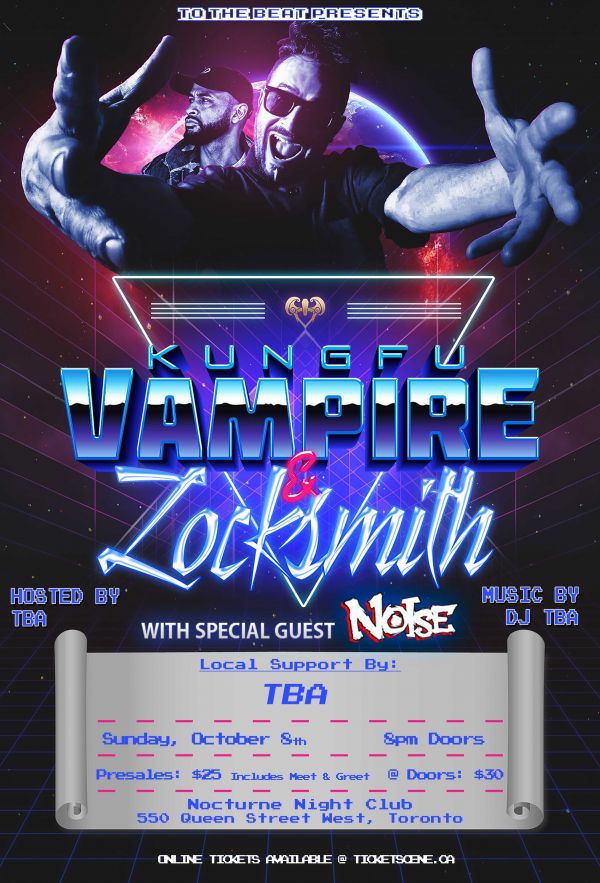 Kung Fu Vampire & Locksmith LIVE in Toronto! 