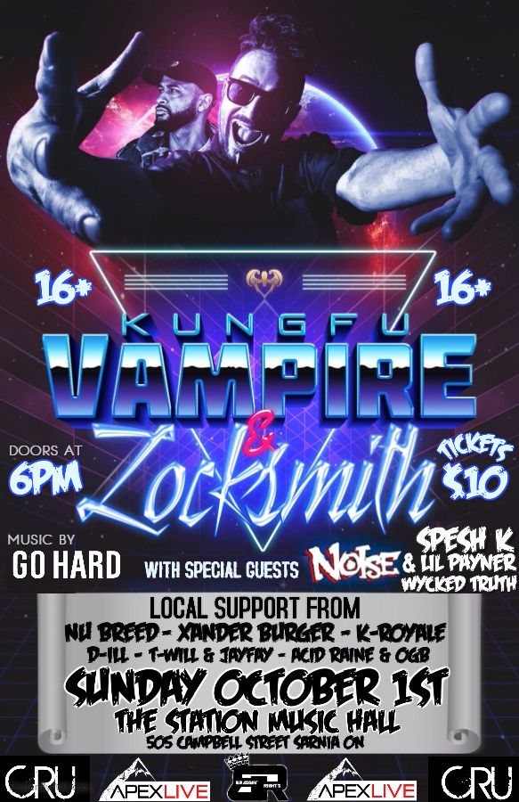 Kung Fu Vampire X Locksmith + MORE LIVE at The Station Music Hall