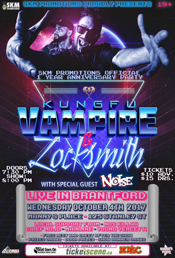 Kung Fu Vampire & Locksmith Live in Brantford
