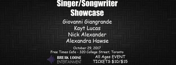 Singer/Songwriter Showcase: 3rd Edition
