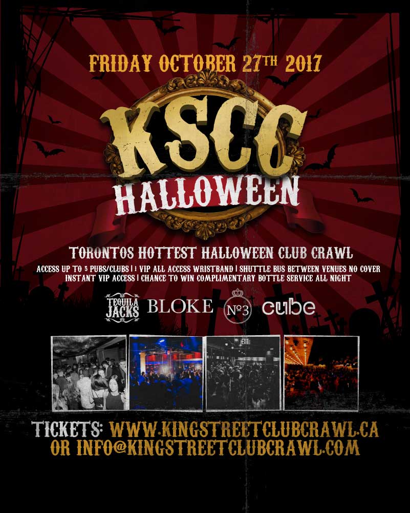 Toronto Halloween King Street Club Crawl