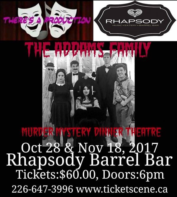 The Addam's Family Murder Mystery Dinner Theatre