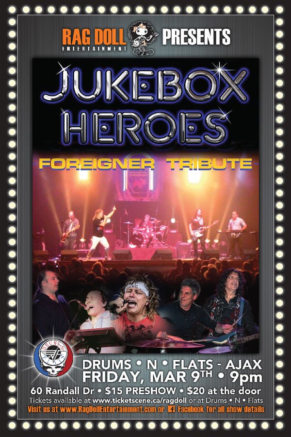 JUKEBOX HEROES International Premiere JUKEBOX HEROES , Ajax, ON
