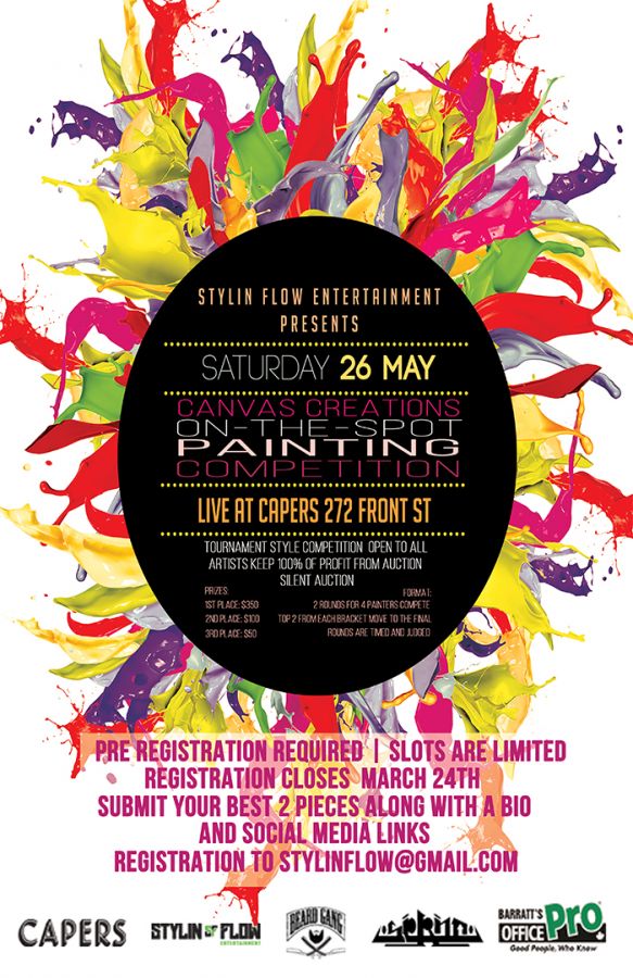 canvas creations on the spot painting competition dislexsick painting competition flyer design