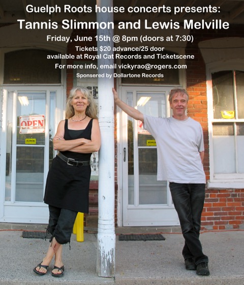 Tannis Slimmon and Lewis Melville, a Guelph Roots presents,