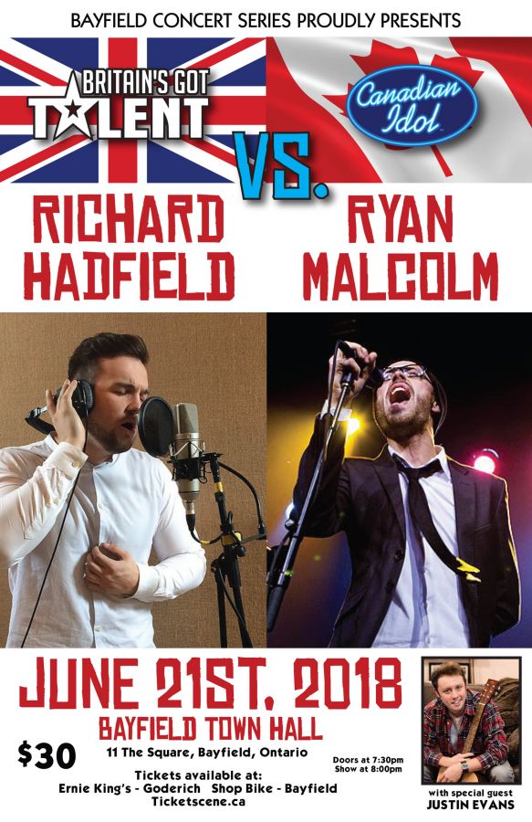 An evening with Richard Hadfield and Ryan Malcolm
