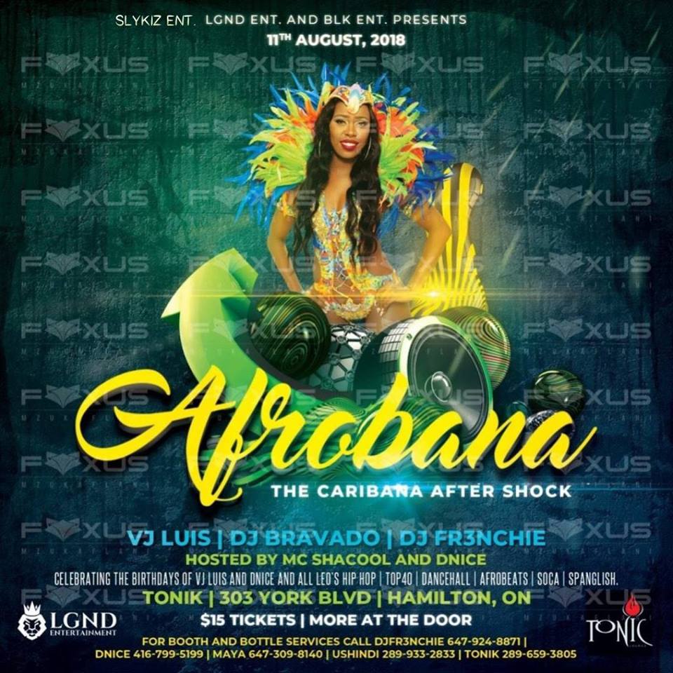 Afrobana The Caribana AfterShock