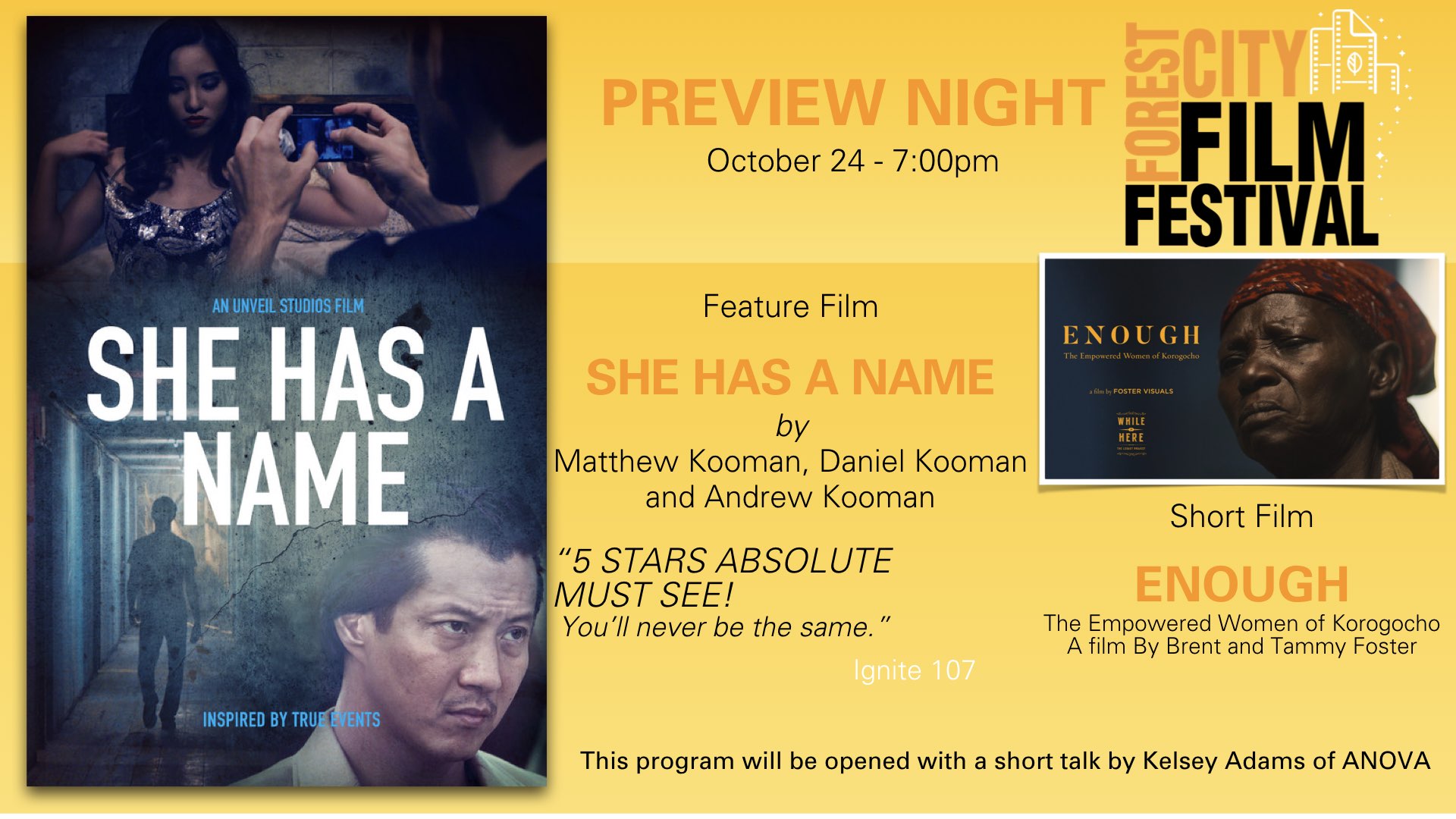 Forest City Film Festival 2018 Preview Night Feature Film , London, ON live at Wolf Forest City Film Festival 2018 Preview Night Feature Film , London, ON live at Wolf