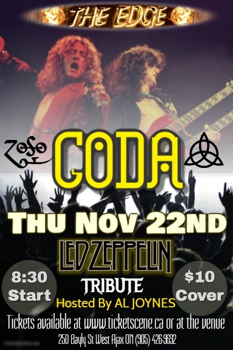 Led Zeppelin tribute featuring `CODA`