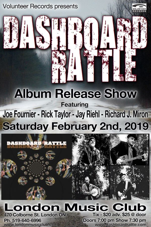 DASHBOARD RATTLE ALBUM RELEASE SHOW the LMC!!! Dashboard Rattle