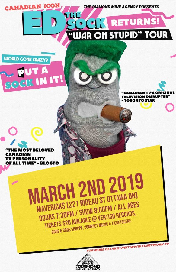 ED The Sock Live In Ottawa March 2nd