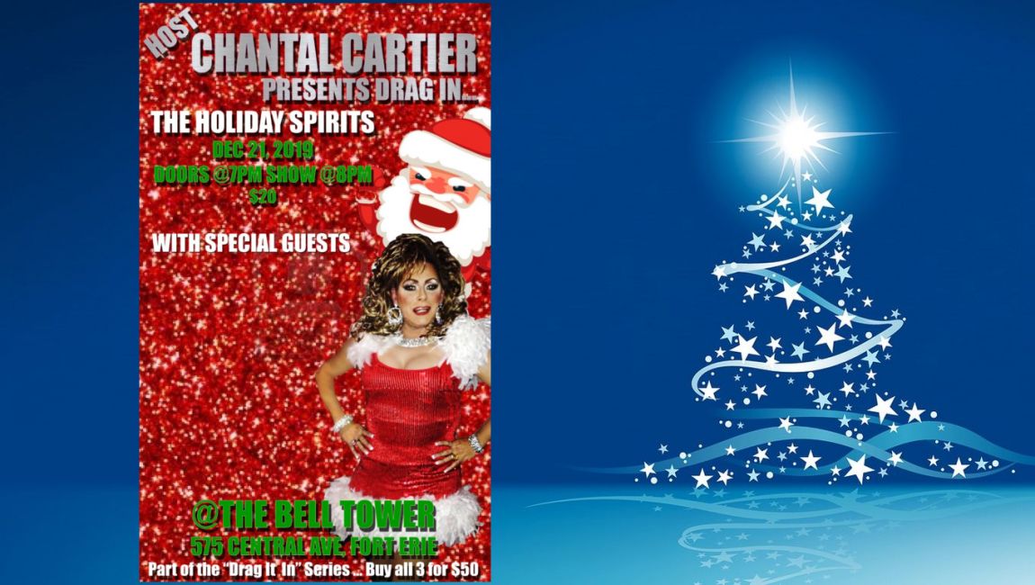 Chantal Cartier presents - Drag in the holiday spirits