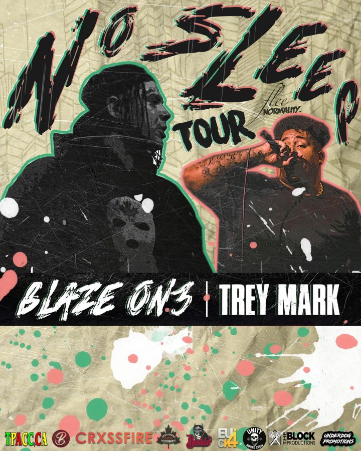 Underground Empyre Presents: Blaze On3 & Trey Mark No Sleep Tour Live In London Ont.