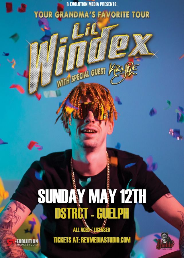 Lil Windex Live in Guelph May 12th at DSTRCT